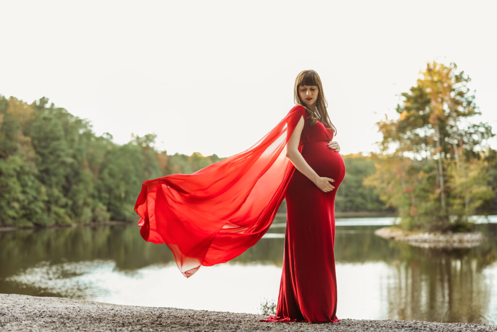 Golden Hour Outdoors Maternity Photography Kingsland Savannah Georgia