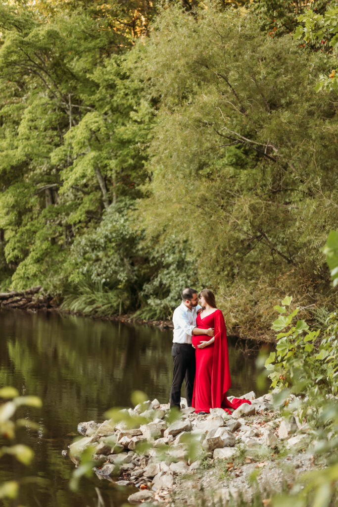 Golden Hour Outdoors Maternity Photography Kingsland Savannah Georgia