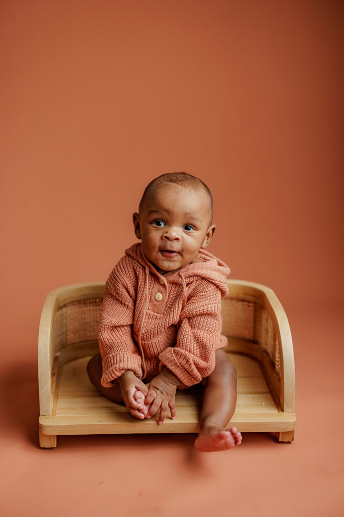 Kingsland Georgia Jacksonville Florida Baby Sitter Milestone Studio Photographer