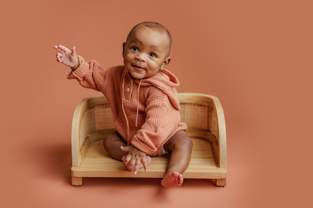 Kingsland Georgia Jacksonville Florida Baby Sitter Milestone Studio Photographer