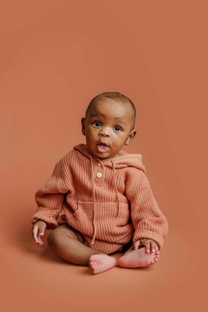 Kingsland Georgia Jacksonville Florida Baby Sitter Milestone Studio Photographer