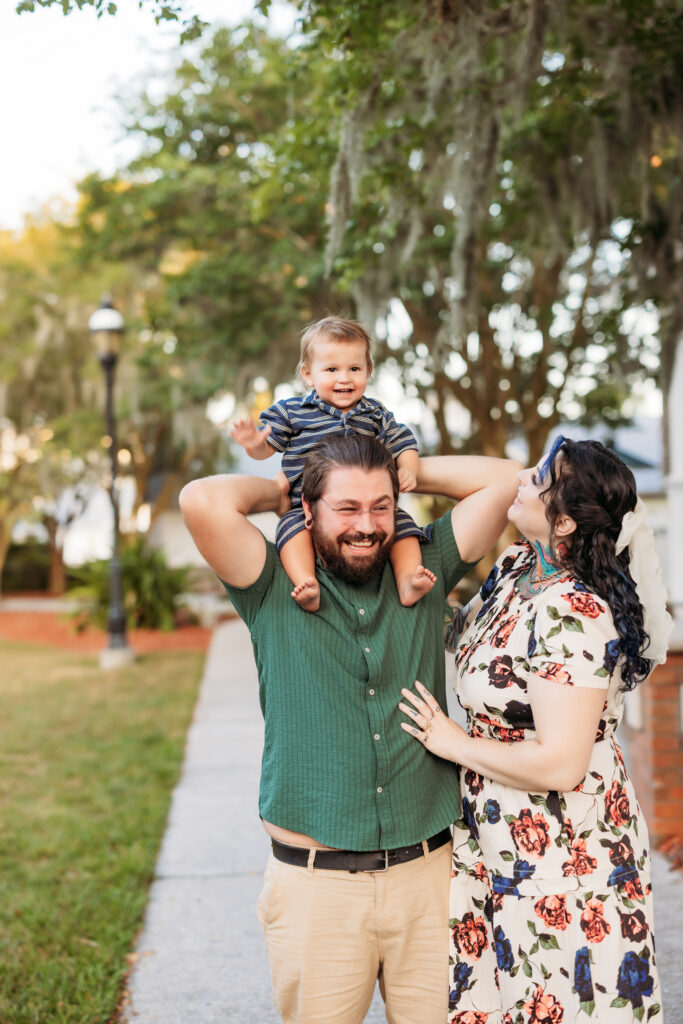 Saint Marys Waterfront Park Kingsland Georgia Family Photo