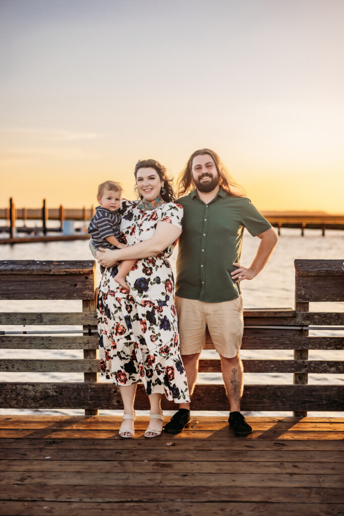 Saint Marys Waterfront Park Kingsland Georgia Family Photo