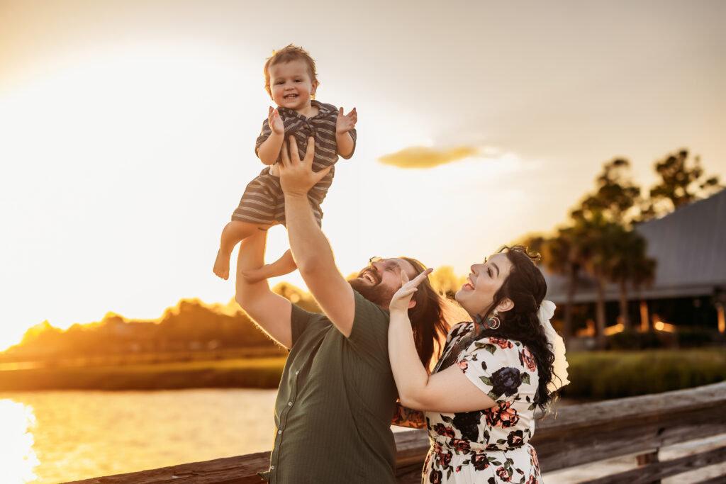 Saint Marys Waterfront Park Kingsland Georgia Family Photo