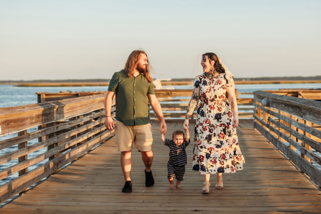 Saint Marys Waterfront Park Kingsland Georgia Family Photo